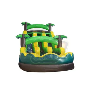 16' Tropical Double Lane Water Slide