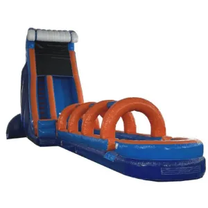 26'H Screamer Water Slide with Slip n Splash