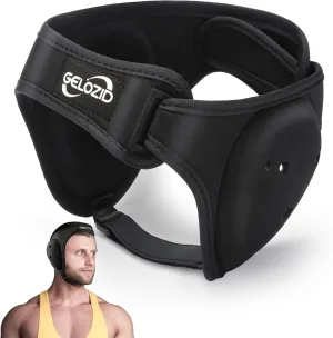 Adjustable Wrestling Headgear for BJJ, MMA Grappling and Training, Ear Guard and Cauliflower Protection Helmet