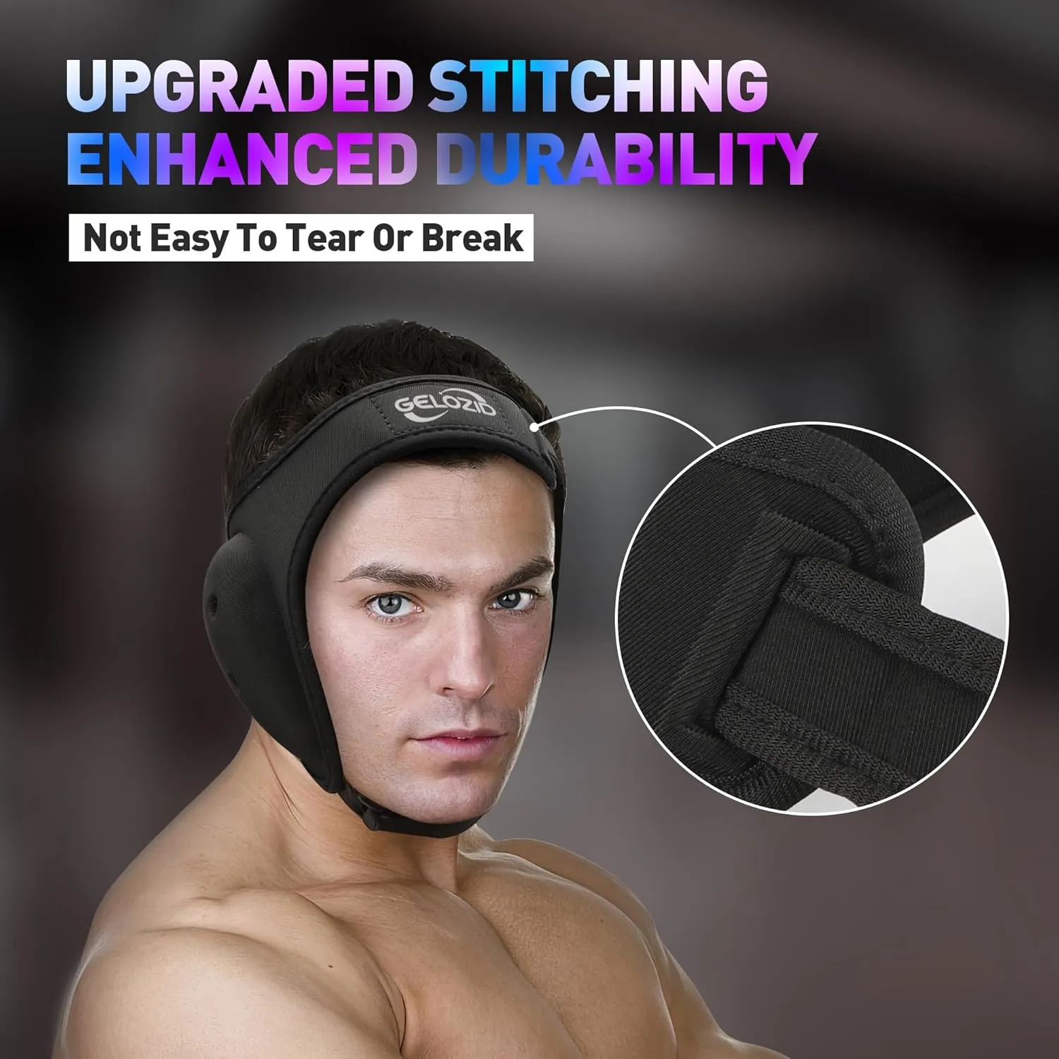 Adjustable Wrestling Headgear for BJJ, MMA Grappling and Training, Ear Guard and Cauliflower Protection Helmet