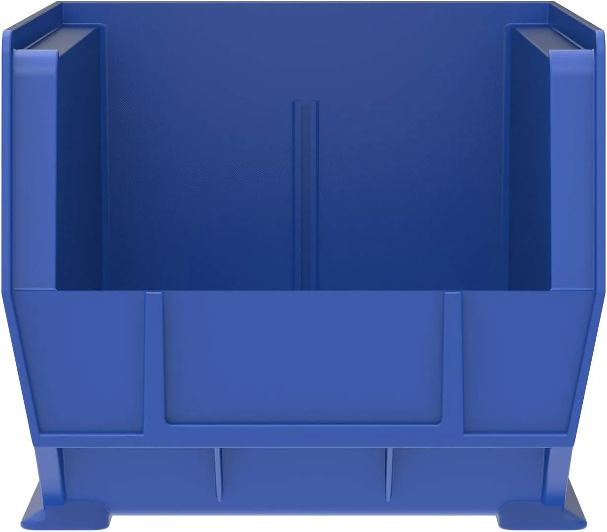 Akro-Mils 30240 AkroBins Plastic Storage Bins, Space-Saving Stackable Bins for Garage, Pantry, Craft Organization, 15-Inch x 8-Inch x 7-Inch, Blue, 12-Pack