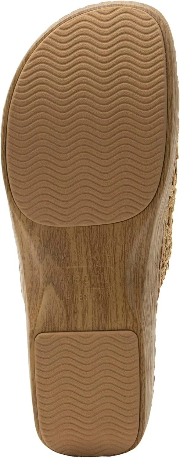 Alegria Women Oona Slide Sandal Adjustable Buckle Straps