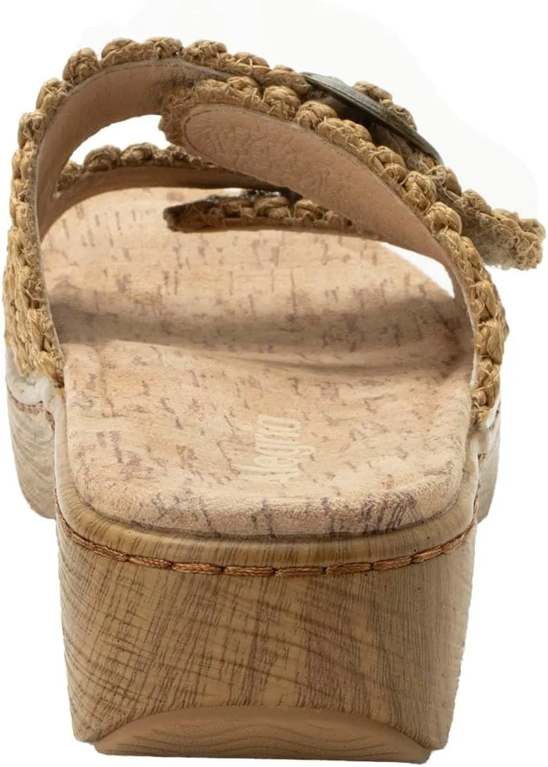 Alegria Women Oona Slide Sandal Adjustable Buckle Straps