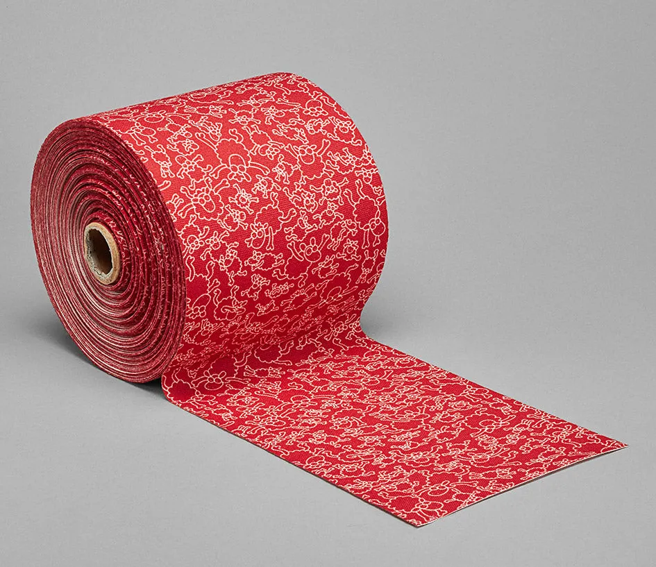 Alpargata lona oveja roja