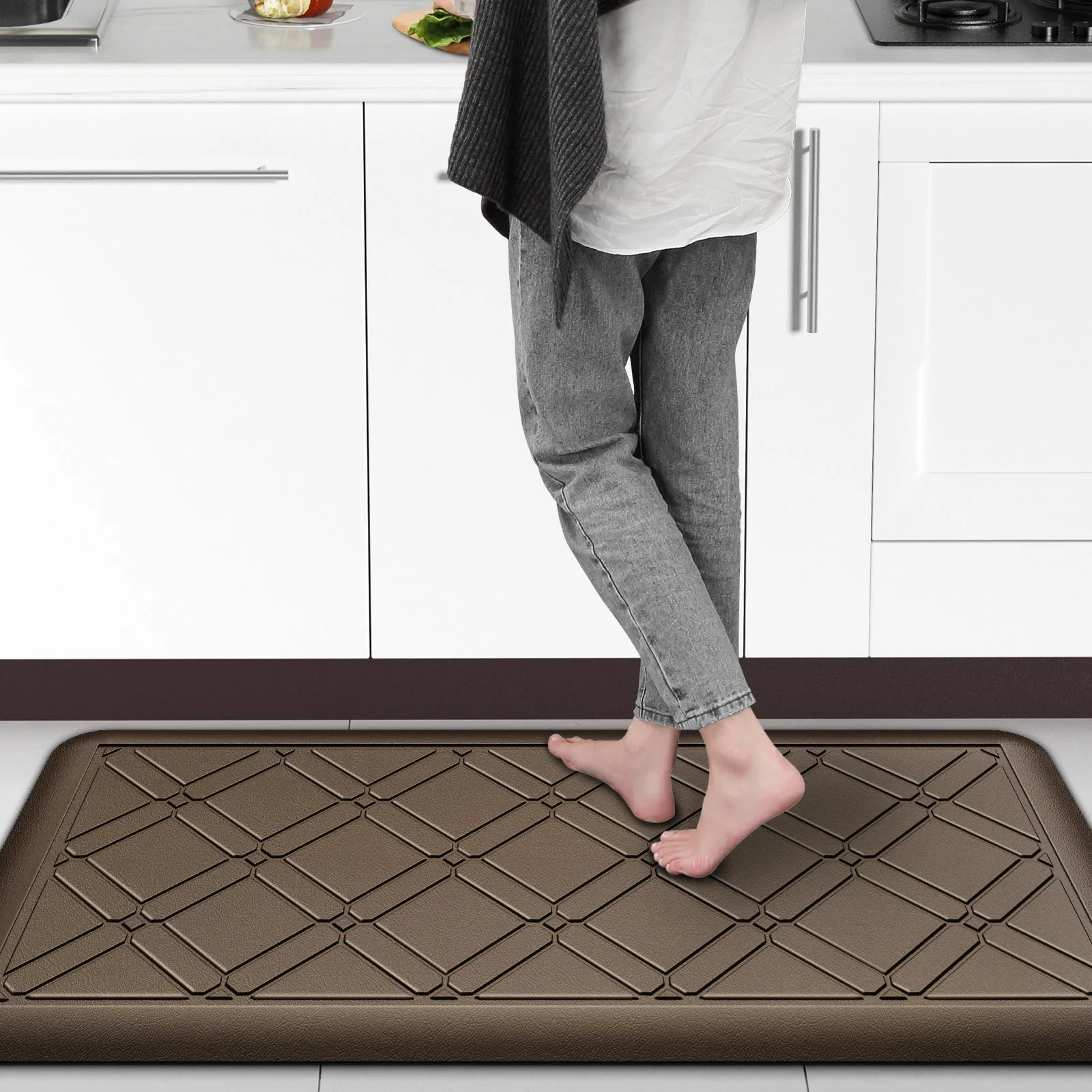 Anti Fatigue Mat Comfort Mat, Ergonomically Engineered, Waterproof Non Slip 20x30x3/4-Inch