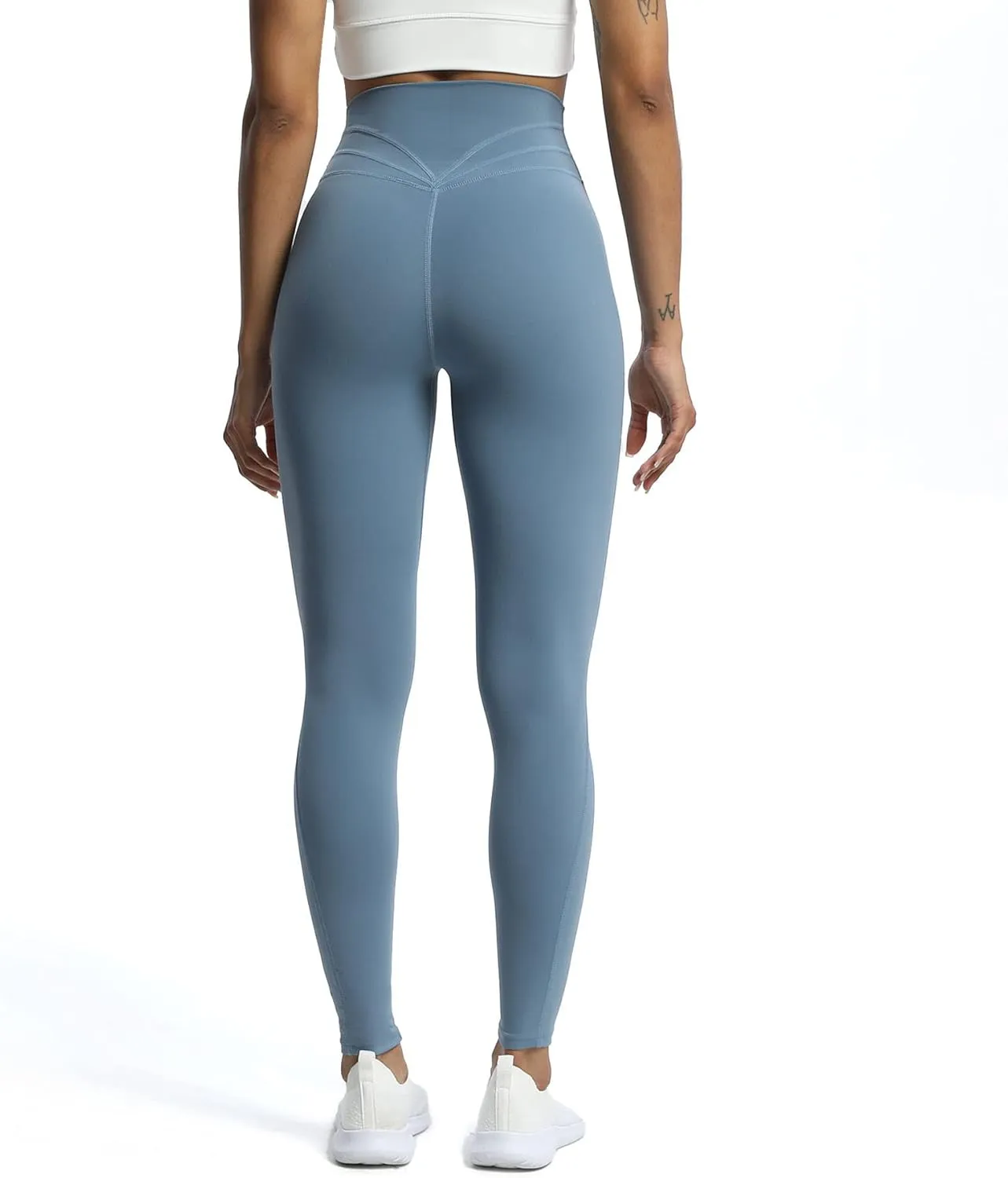 Aoxjox High Waisted Workout Leggings for Women Trinity Yoga Pants 26.5"