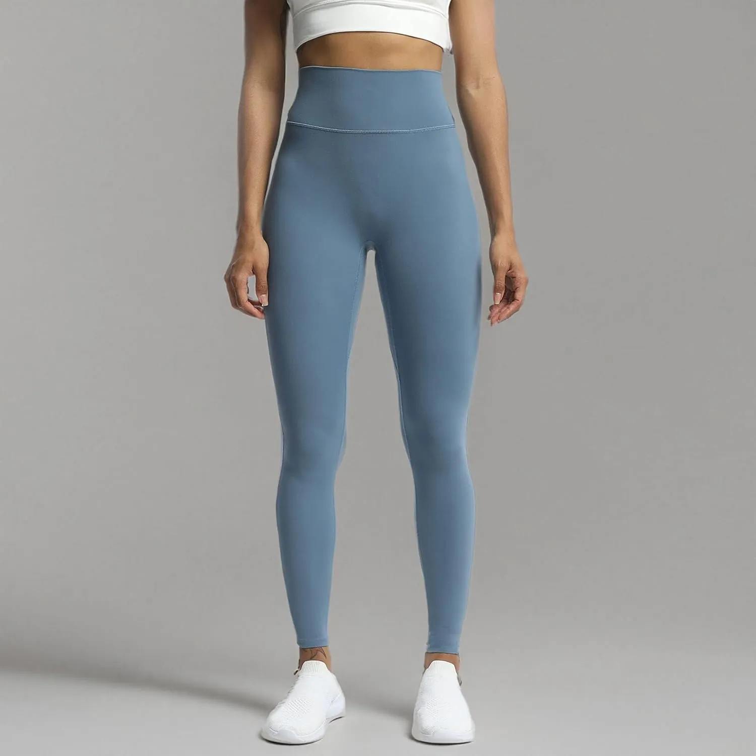 Aoxjox High Waisted Workout Leggings for Women Trinity Yoga Pants 26.5"