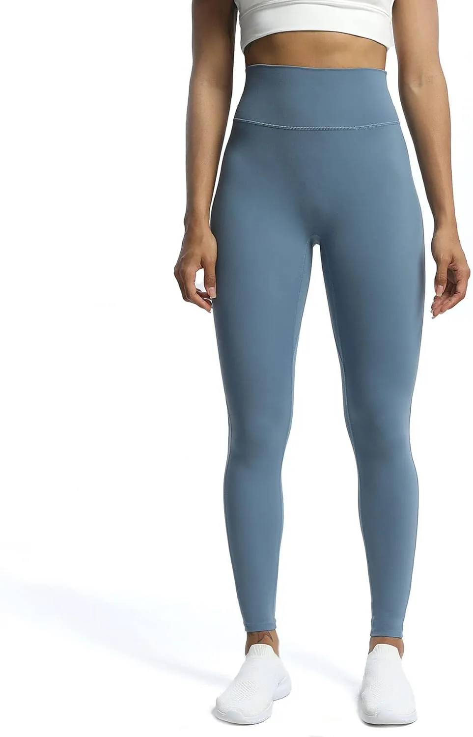 Aoxjox High Waisted Workout Leggings for Women Trinity Yoga Pants 26.5"