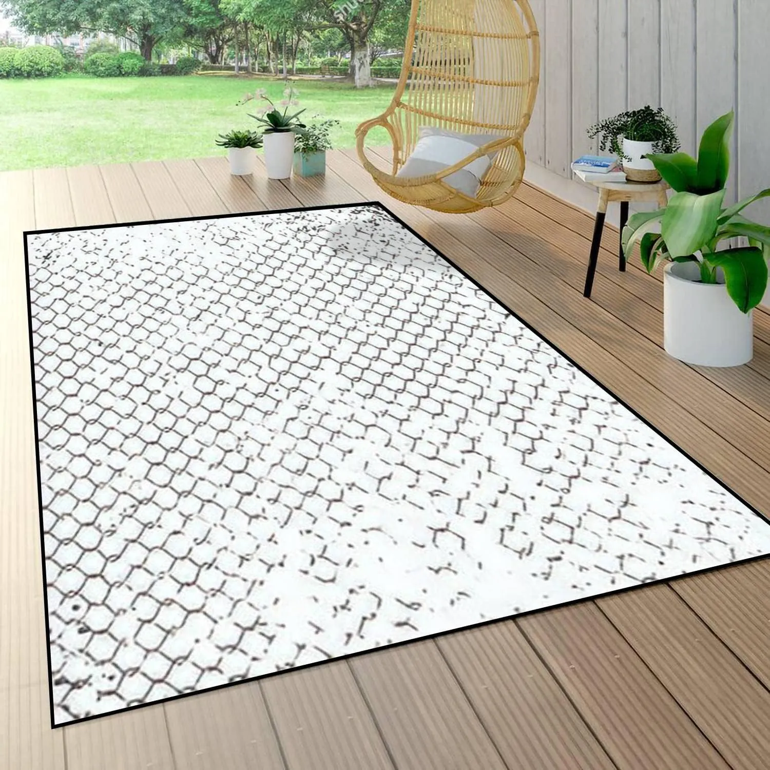 Area Rug Distress Diagonal Striped Overlay Grid Mesh Net Texture for You Empty Non-Slip Soft Carpet Floor Mat Indoor Outdoor Runner Rugs Yoga Mat Home Decor for Living Room Bedroom