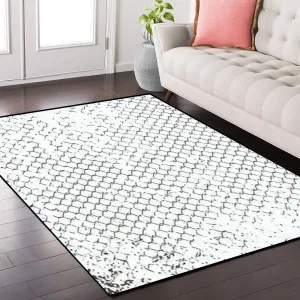 Area Rug Distress Diagonal Striped Overlay Grid Mesh Net Texture for You Empty Non-Slip Soft Carpet Floor Mat Indoor Outdoor Runner Rugs Yoga Mat Home Decor for Living Room Bedroom