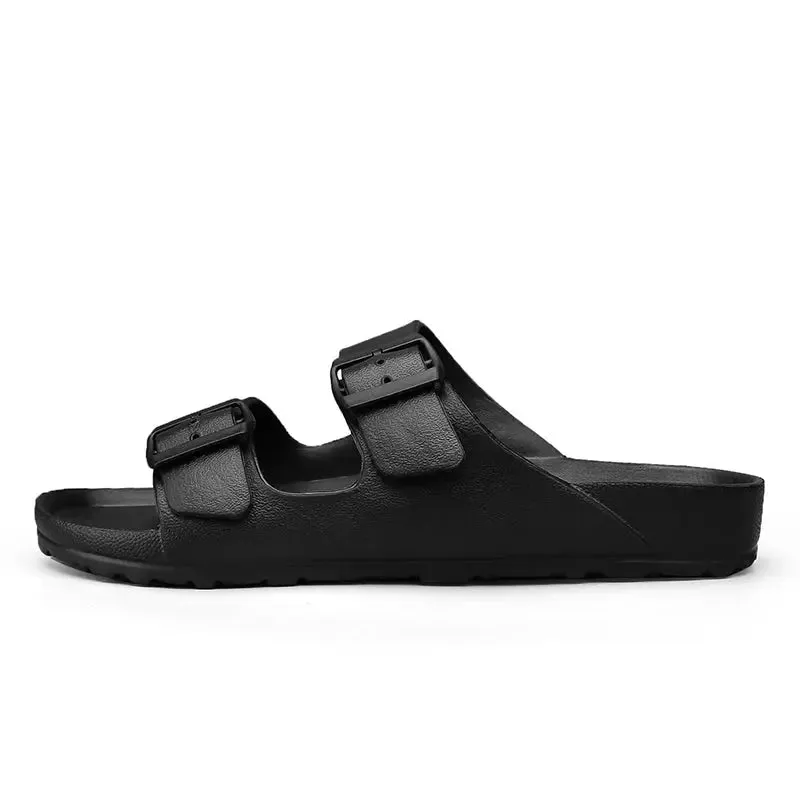 Asher - Lightweight Men's Slippers with Adjustable Fit and Anti-Slip Sole for Ultimate Comfort