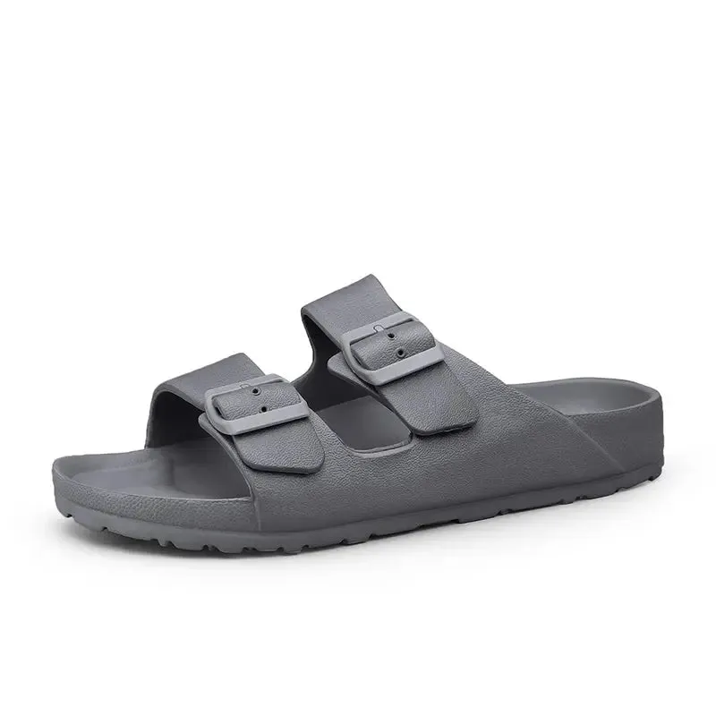Asher - Lightweight Men's Slippers with Adjustable Fit and Anti-Slip Sole for Ultimate Comfort