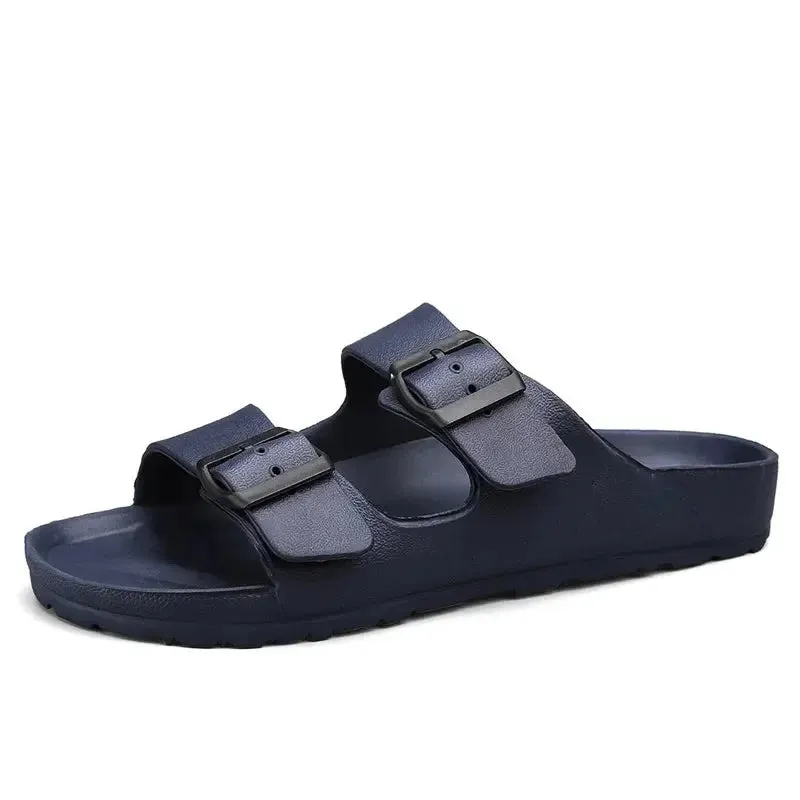 Asher - Lightweight Men's Slippers with Adjustable Fit and Anti-Slip Sole for Ultimate Comfort