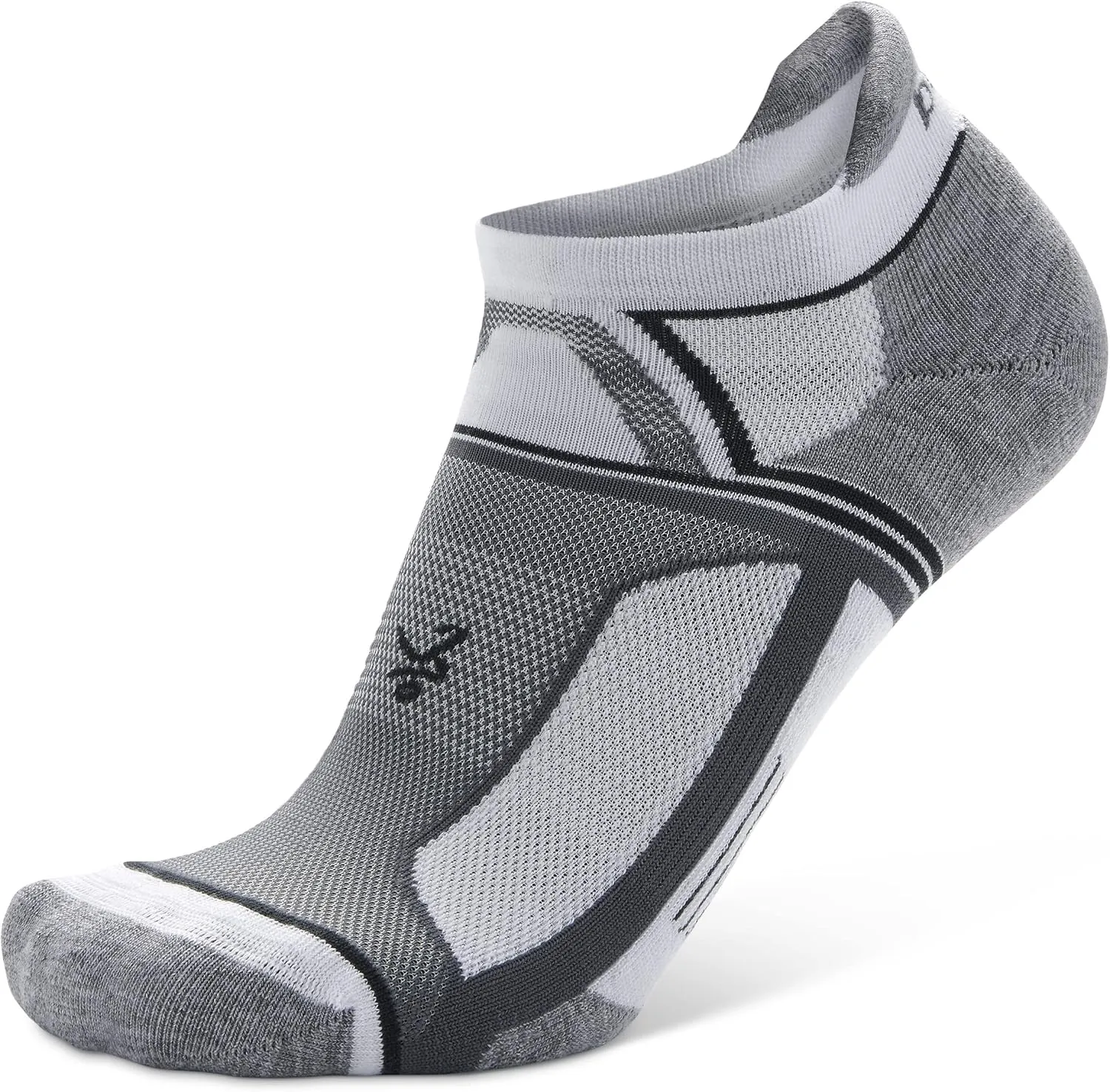 Balega Unisex Adult Hidden Contour Upcycled Impact Resistance/Cushioning Performance No Show Athletic Running Socks (1 Pair)