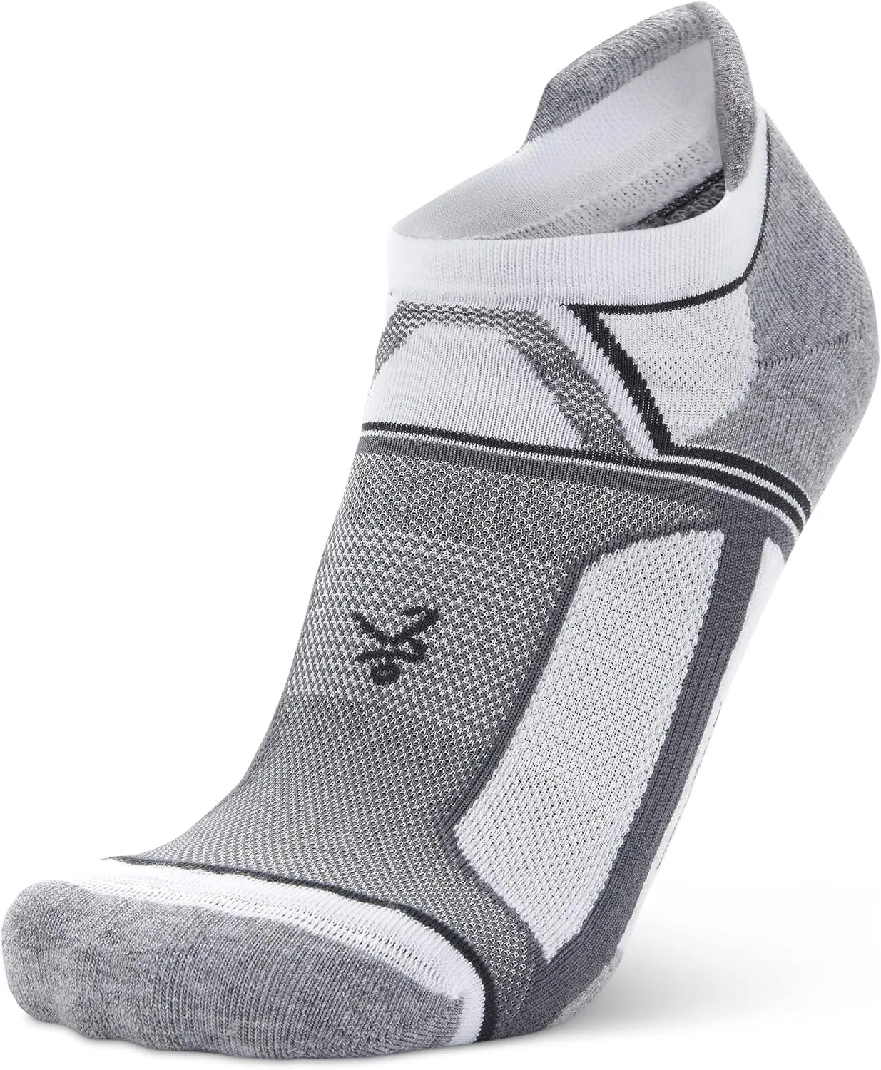 Balega Unisex Adult Hidden Contour Upcycled Impact Resistance/Cushioning Performance No Show Athletic Running Socks (1 Pair)