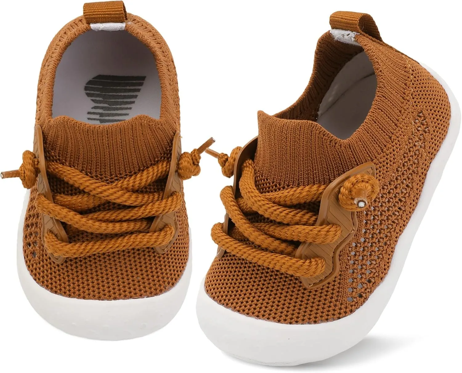 BARERUN Baby Shoes Baby First Walking Shoes Infant Sneakers Wide Barefoot Slip on Soft Sole Boys Girls Crib Shoe Toddler Breathable Lightweight House Socks