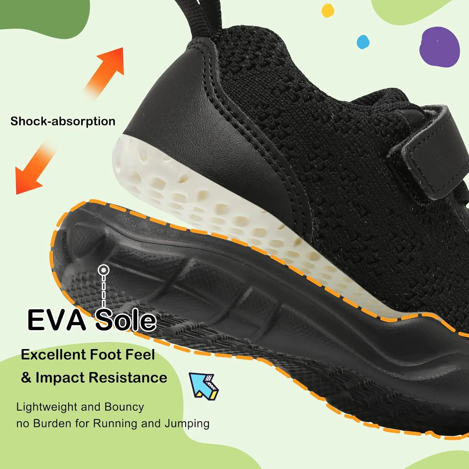 BARERUN Toddler Shoes Boys Girls Barefoot Shoes Kids Breathable Sneakers School Tennis Shoes Slip on Running Shoes Infant Toddler Walking Shoes