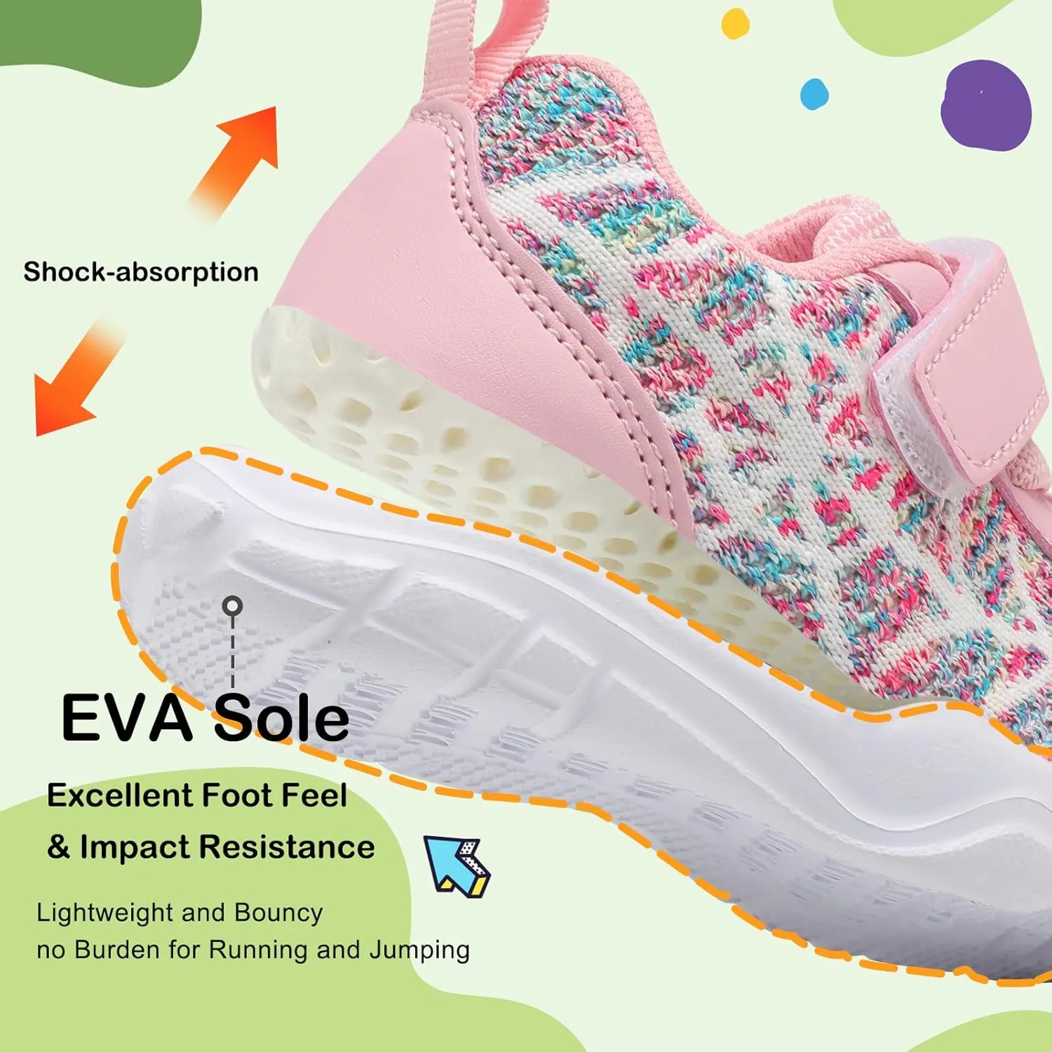 BARERUN Toddler Shoes Boys Girls Barefoot Shoes Kids Breathable Sneakers School Tennis Shoes Slip on Running Shoes Infant Toddler Walking Shoes
