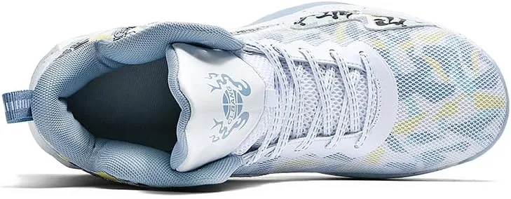 Basketball Shoes for Boys and Kids, Walking Running Shoes Breathable Comfortable Boys Sneakers for Little and Big Kids