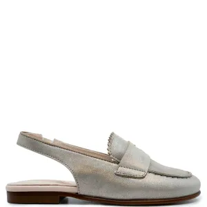 Beberlis Iridescent Heart Slingback
