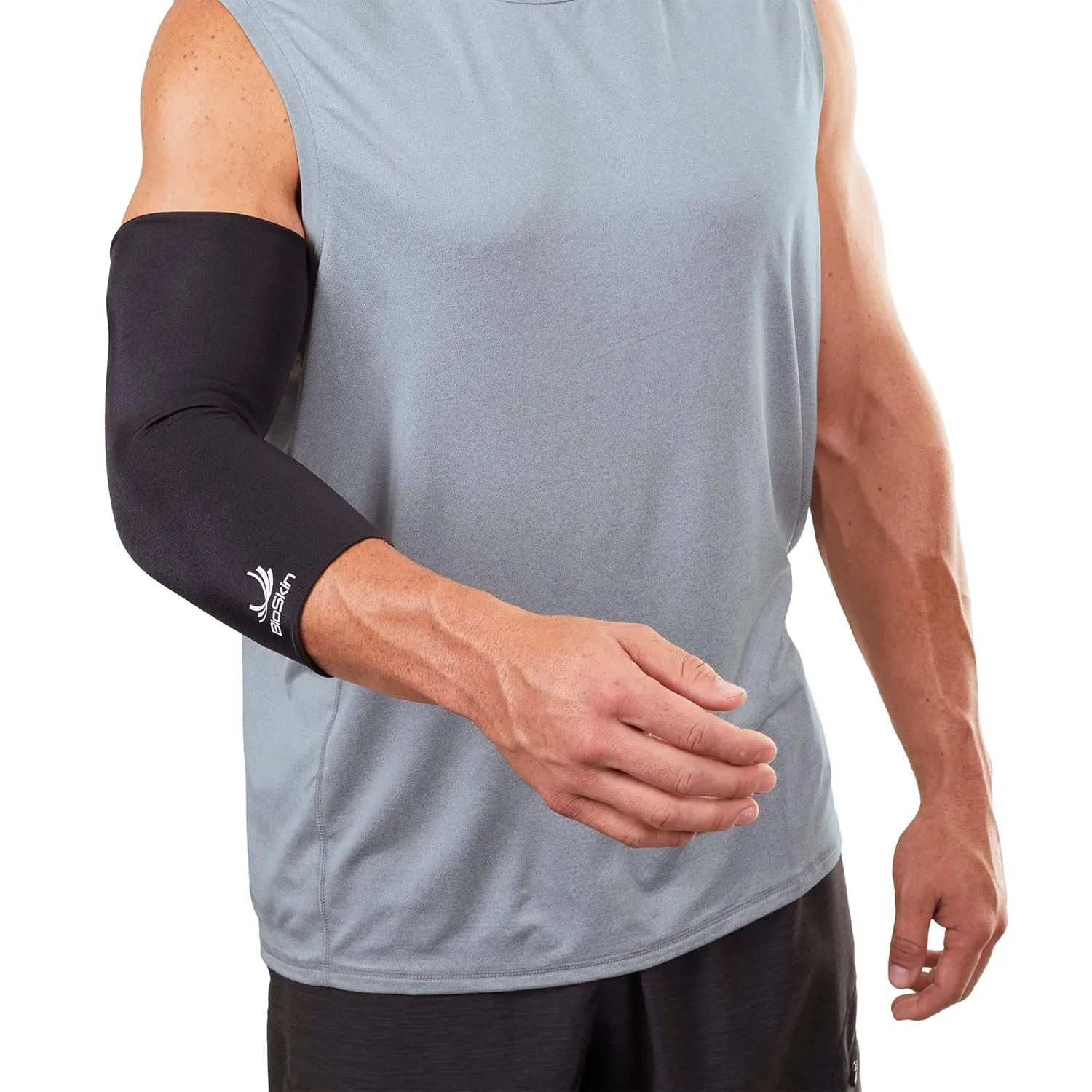 BioSkin Elbow Compression Sleeve For Tennis and Golfer's Elbow and Tendonitis, XL