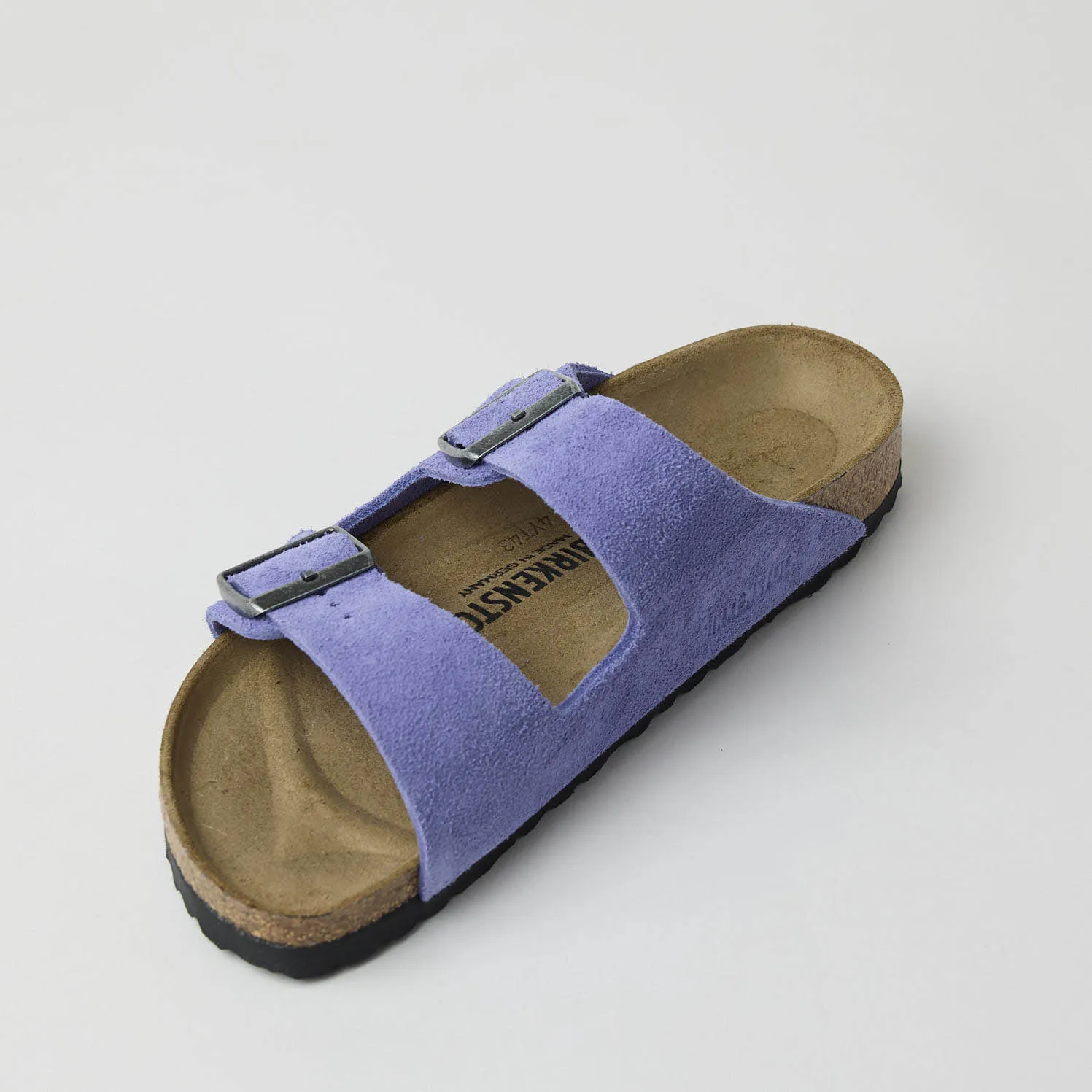 Birkenstock Arizona Purple Suede Leather Sandals