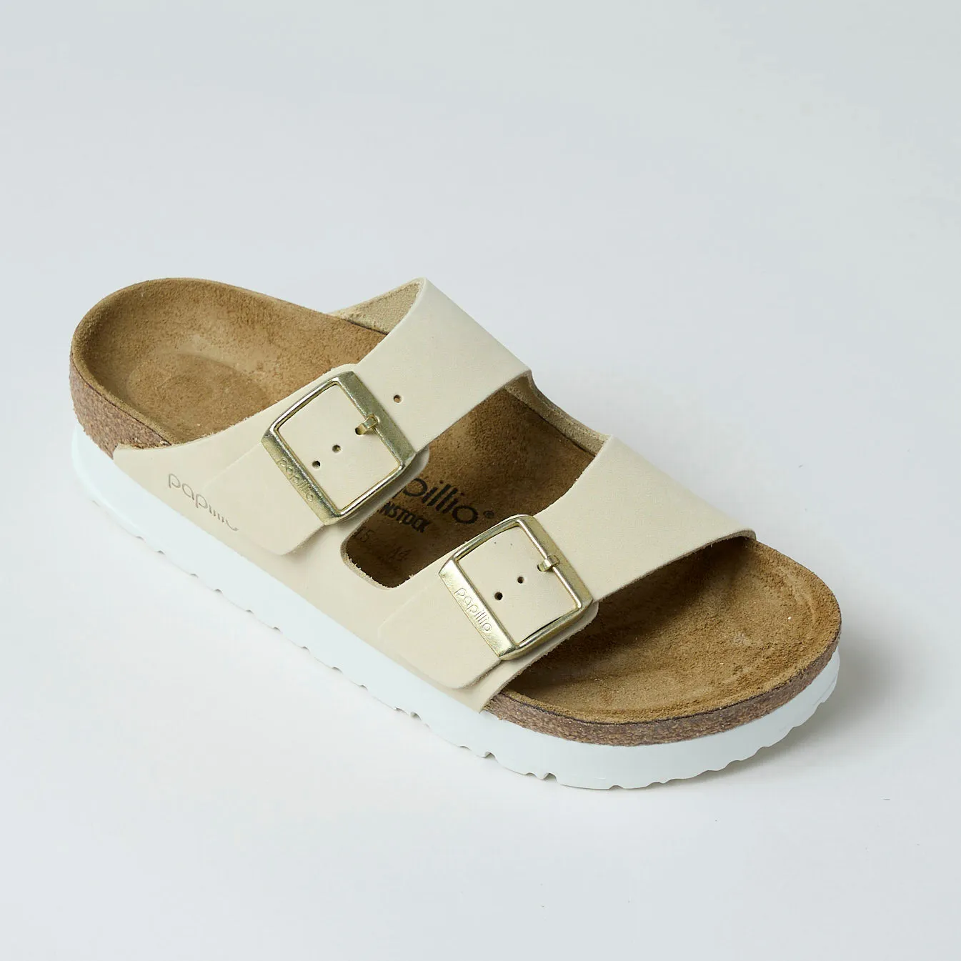 Birkenstock Beige Leather Arizona Sandals