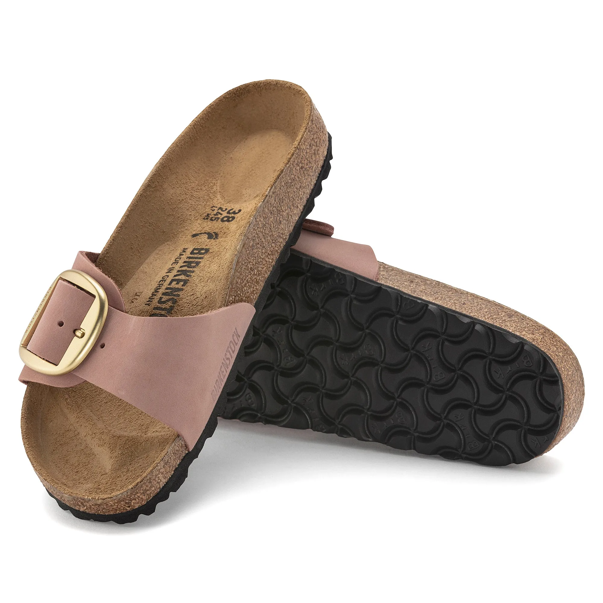 Birkenstock Madrid Big Buckle old rose nubuck