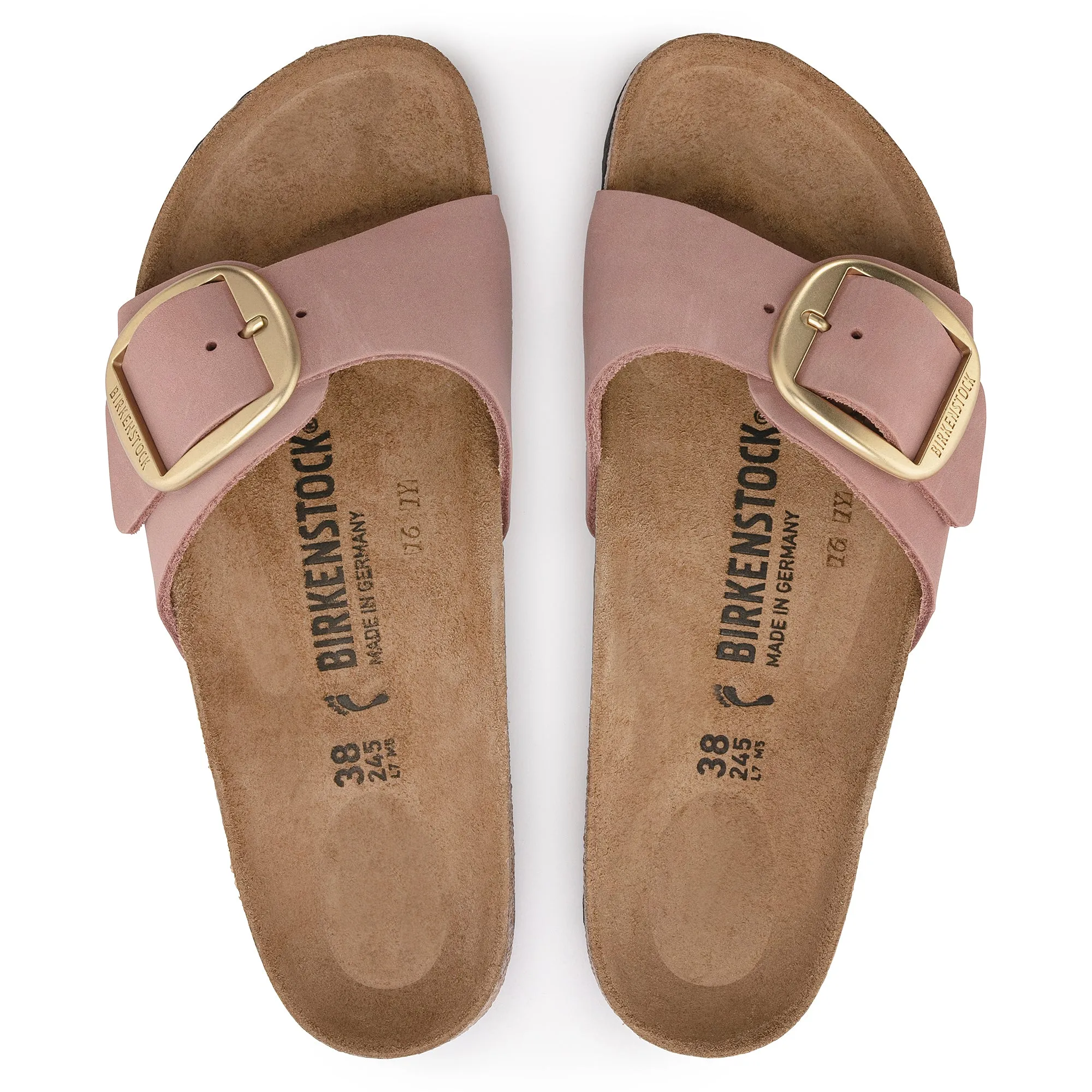 Birkenstock Madrid Big Buckle old rose nubuck