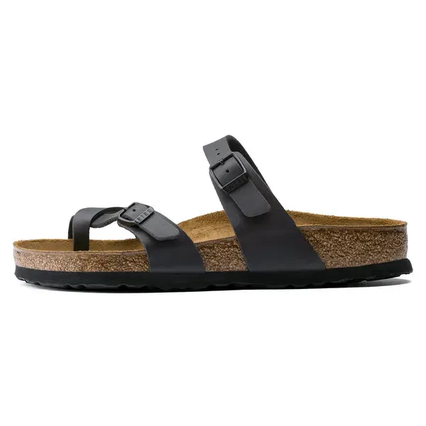 BIRKENSTOCK - MAYARI-TOE-POST MULE - BLACK