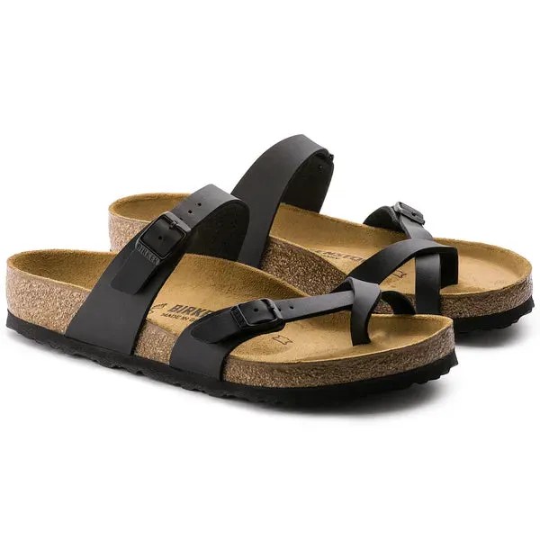 BIRKENSTOCK - MAYARI-TOE-POST MULE - BLACK