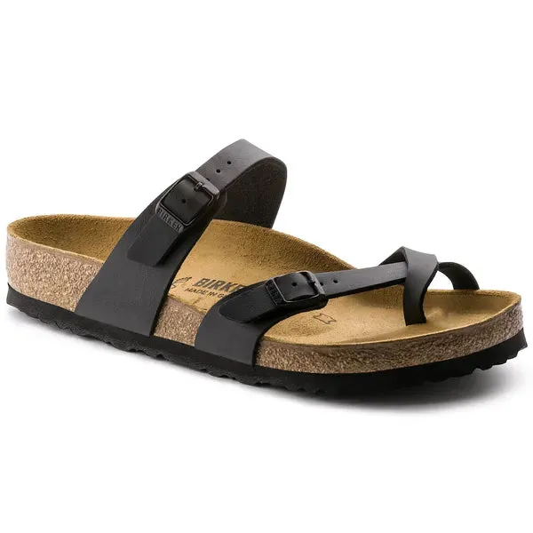 BIRKENSTOCK - MAYARI-TOE-POST MULE - BLACK