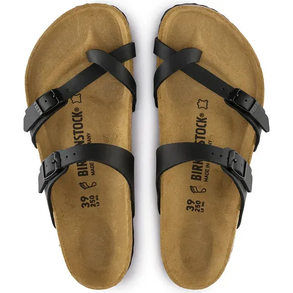 BIRKENSTOCK - MAYARI-TOE-POST MULE - BLACK