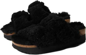 Birkenstock Women's Arizona Big Buckle Teddy Sandal by Papillio