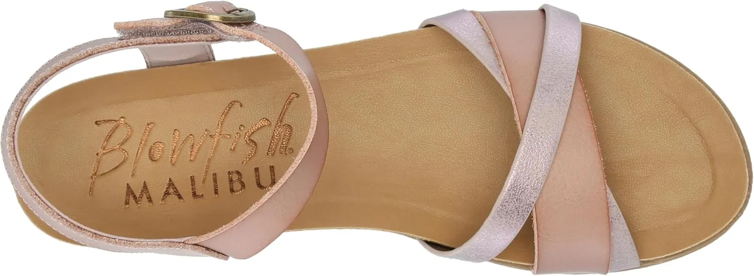 Blowfish Malibu Women's Monti Ankle Strap Sandals Flat