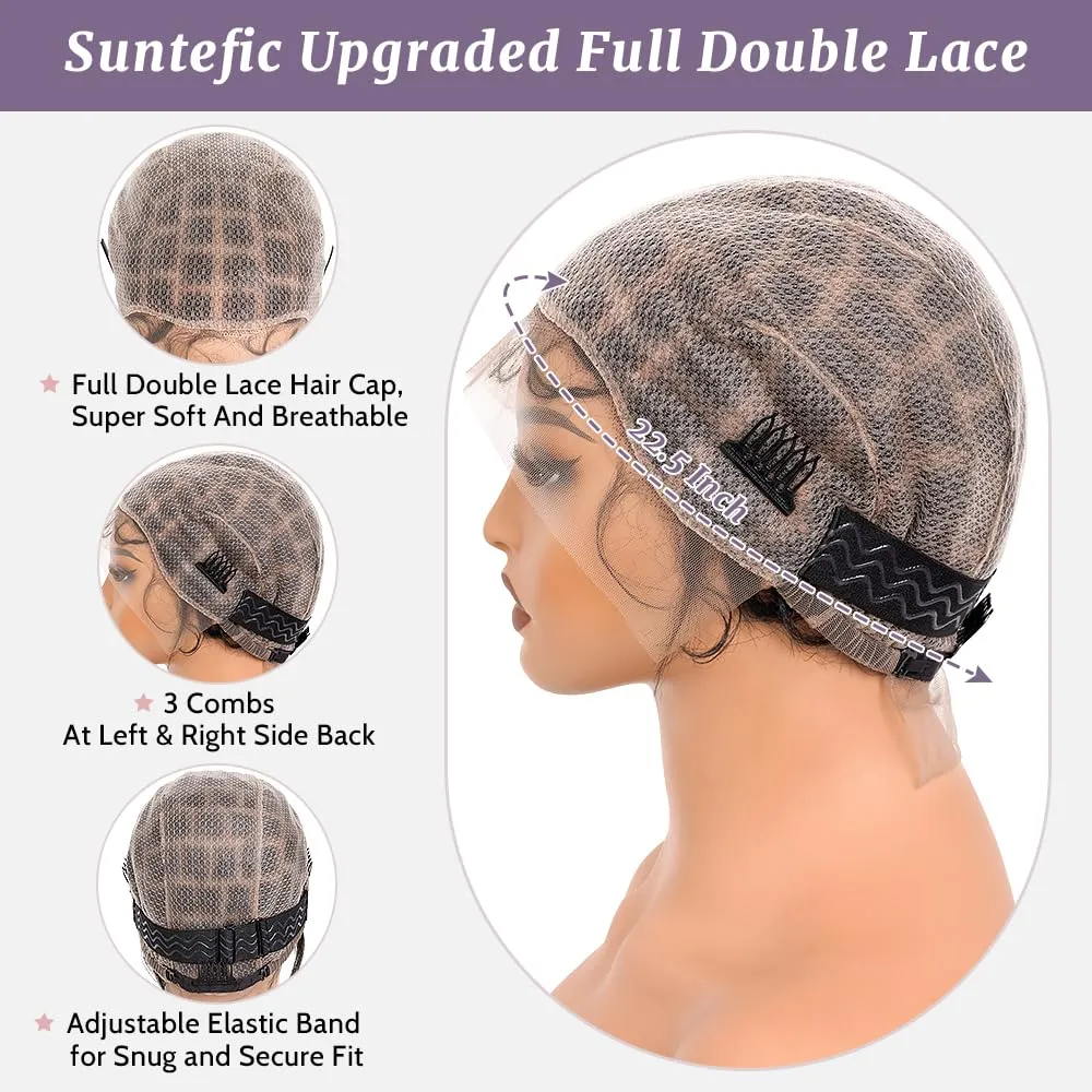 Braided Wig Cap With Baby Hair Crochet Wig Cap For Crochet Braids Hair Glueless Double Full Hd Lace Wig Caps For Black Women (Black-99)