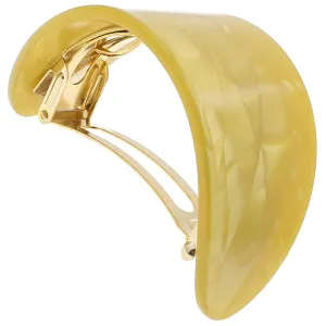 Camila Paris CP3149 French Hair Barrette, Hair Ponytail Holder for Fine Long Hair, Handmade Beige, Strong Hold Grip Hair Clips for Women, No Slip Styling Girls Hair Accessories, Made in France