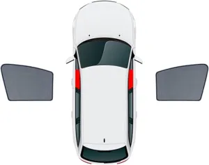 Car Window Shades for Mazda Biante, Breathable Mesh Sun Shield Car Window Shade Sunshades Privacy Curtains Heat Block Car Side Window Sun Shade,2pcs Front Window