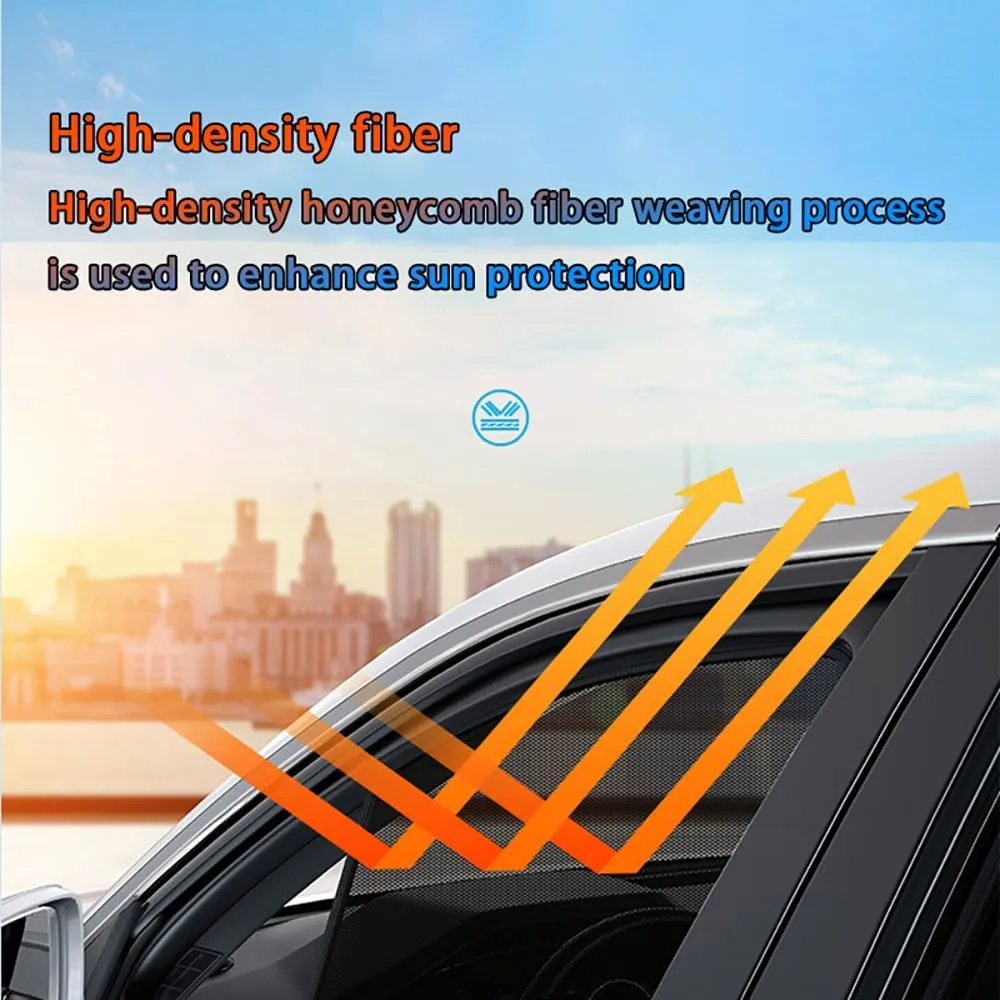 Car Window Shades for Mazda Biante, Breathable Mesh Sun Shield Car Window Shade Sunshades Privacy Curtains Heat Block Car Side Window Sun Shade,2pcs Front Window
