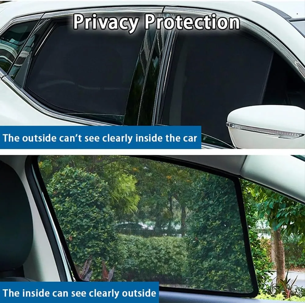 Car Window Shades for Mazda Biante, Breathable Mesh Sun Shield Car Window Shade Sunshades Privacy Curtains Heat Block Car Side Window Sun Shade,2pcs Front Window