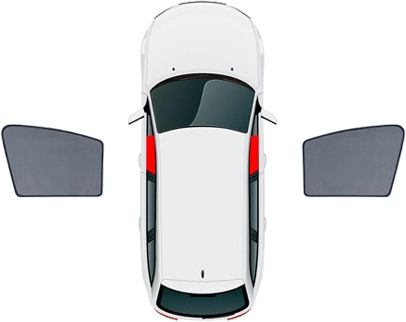 Car Window Shades for Mazda Biante, Breathable Mesh Sun Shield Car Window Shade Sunshades Privacy Curtains Heat Block Car Side Window Sun Shade,2pcs Front Window