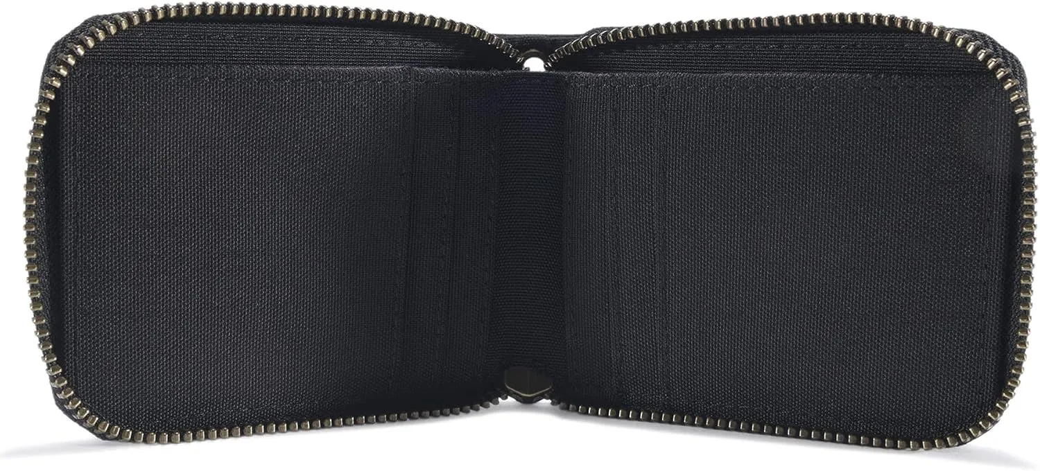 Carhartt Men's B0000237 Nylon Duck Zipper Wallet - One Size Fits All - Black