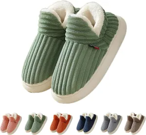 Cloud Slippers, Warm Fuzzy Slippers Thick Sole Anti-Skid Cozy Plush House Slides