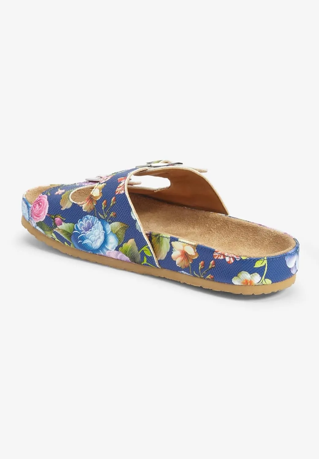 Comfortview Women's Wide Width The Maxi Footbed Sandal