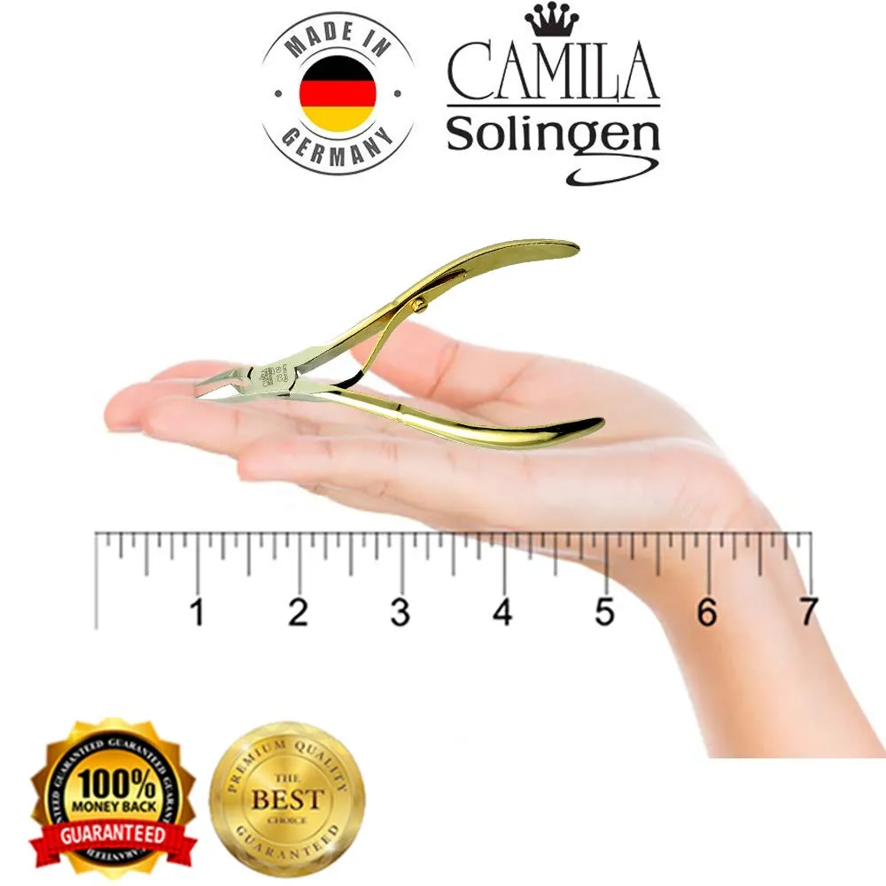 CS09 4" Professional Nail Cuticle Trimmer from Solingen, Germany. Best Stainless Steel, Anti-corrosive. Perfect Tool for Manicure and Pedicure. Premium Cuticle Cutter (9mm Blade)