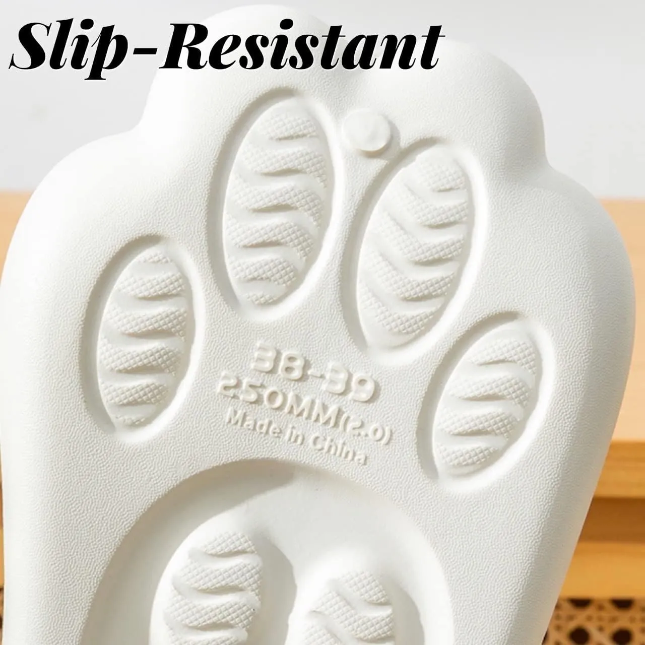 Cute Animal Paws Cloud Slides for Women and Men Thick Sole Pillow Slippers Cushion Soft Platform Non-Slip Quick Drying Open Toe Home House Bathroom Bedroom Slides Lightweight Indoor EVA Sandals