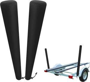 DECOHS 36 Inch Boat Trailer Guide Pole Cover- Neoprene Boat Trailer Guide Protective Cover- Heavy Duty Marine Trailer Guide Poles Cover for Jet Ski Boat Sailboat Trailer (Set of Two)