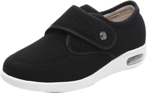Diabetic Shoes for Women - Wide Fit Memory Foam Slippers for Arthritis, Edema & Swollen Feet - Comfortable Non-Slip Air Cushion Walking Sneakers