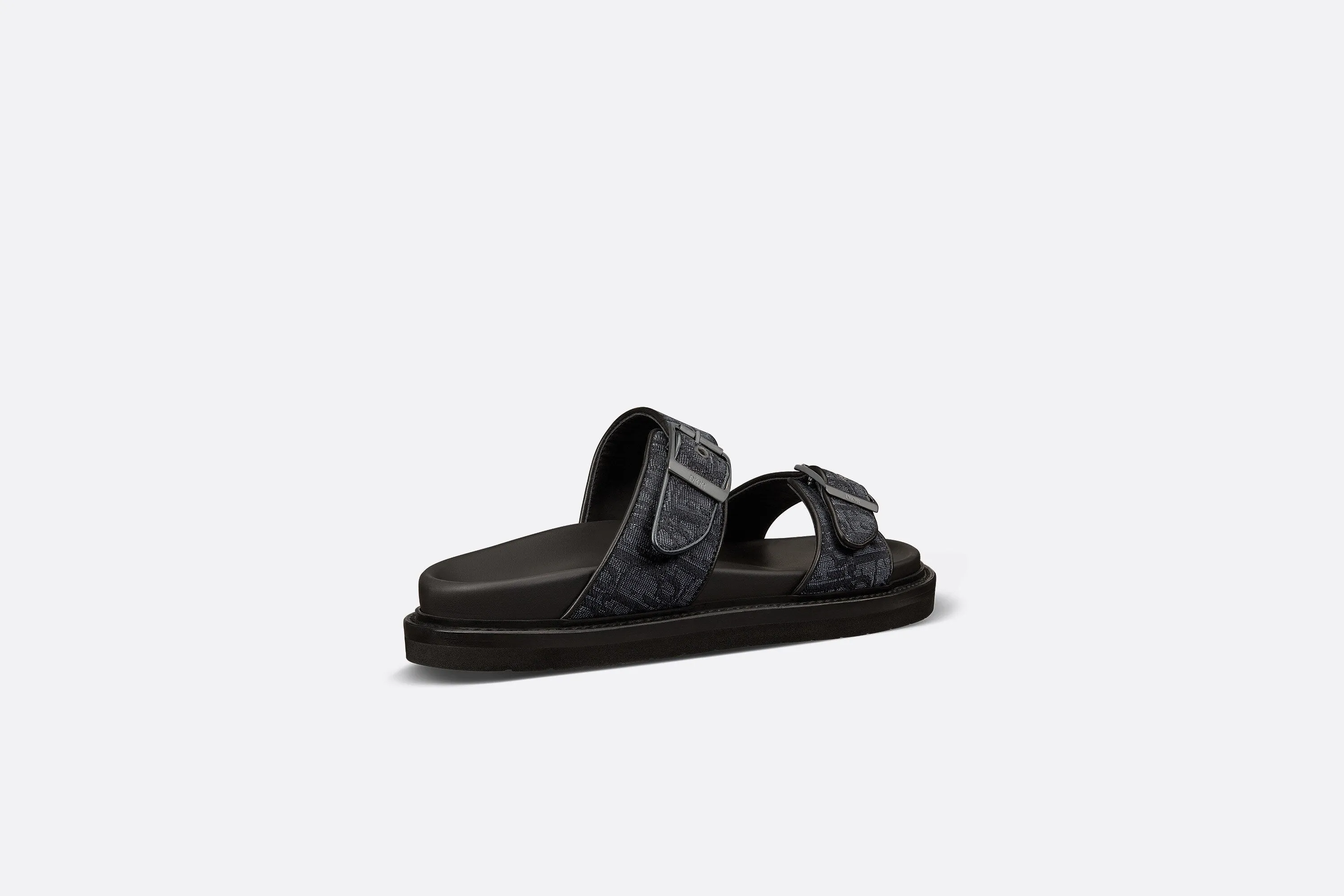 Dior Aqua Sandal • Black Dior Oblique Jacquard