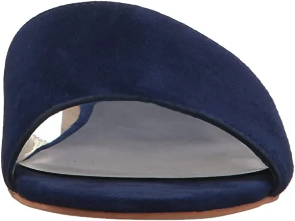 Dolce Vita Women's ADALEA Slide Sandal, Navy Suede, 8.5 M US
